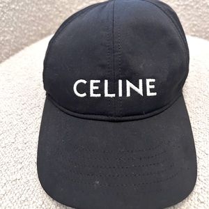 Celine Black Ball Cap